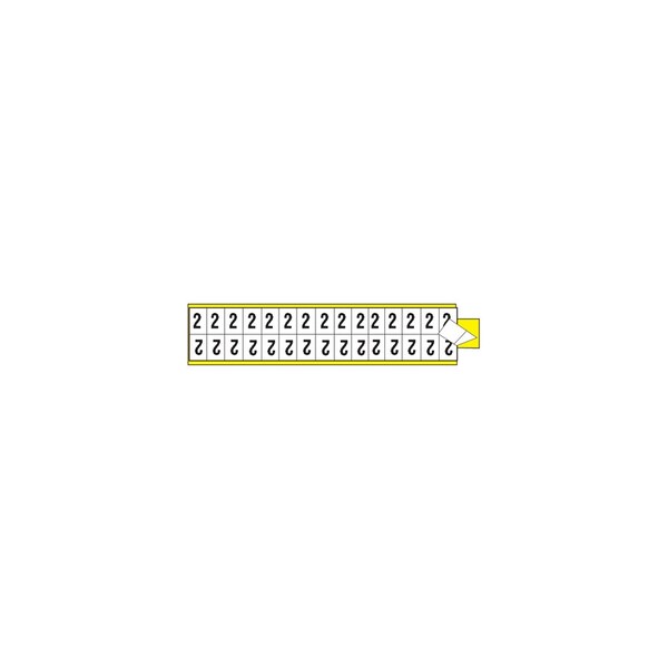 Thomas & Betts INDUSTRIAL MARKER CARDS, , VINYL CLOTH, SOLID LETTERS, , LEGEND A, MARKER WCNL063A